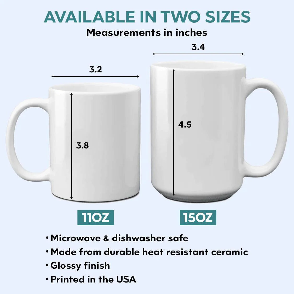 Personalized Dog & Couple Mug - Custom Gift for Dog Lovers & Owners - Dog Dad, Dog Mom | Camping, Hiking, Mountain, Outdoor Activities