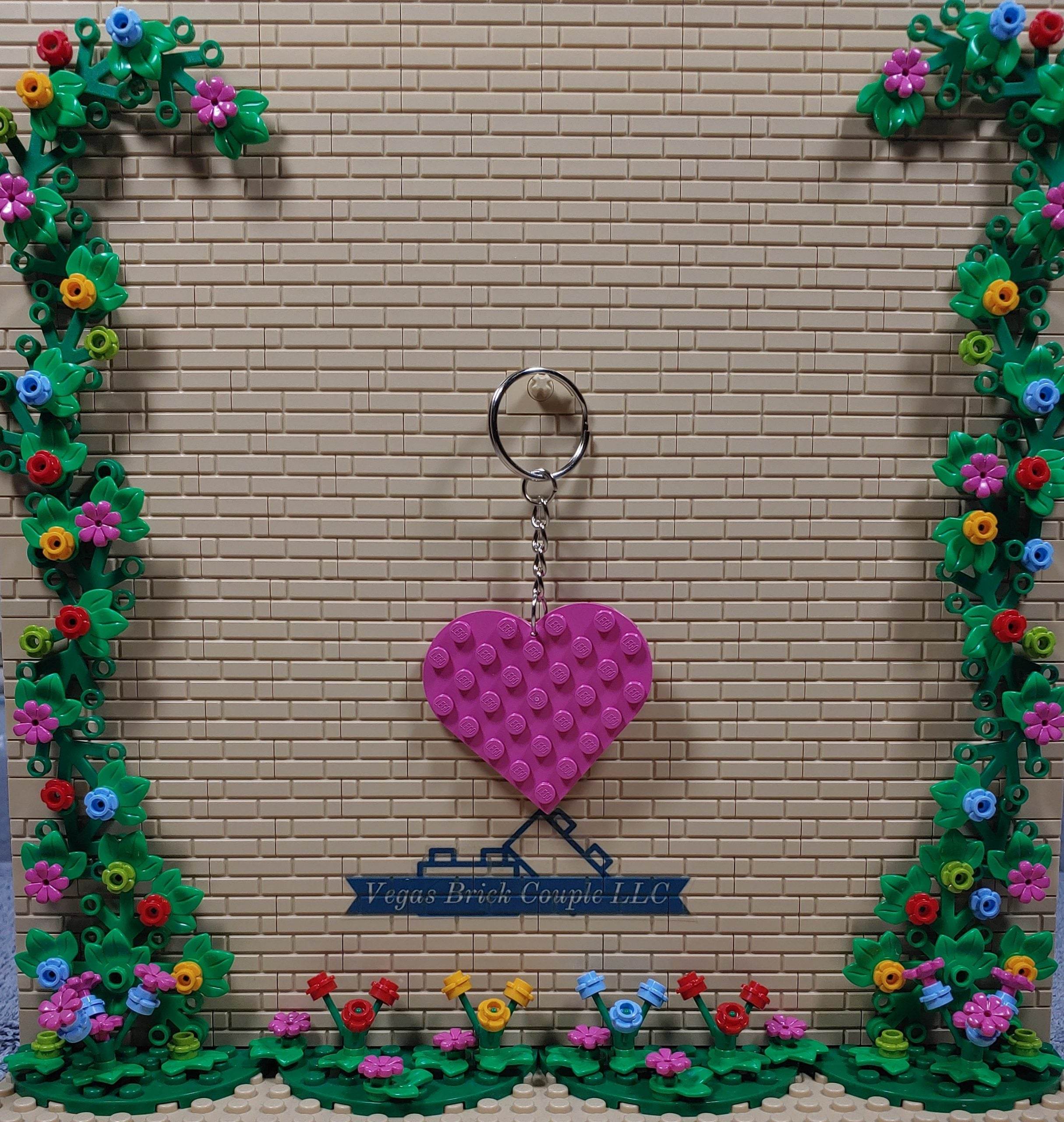 Lego® Heart Key Chain