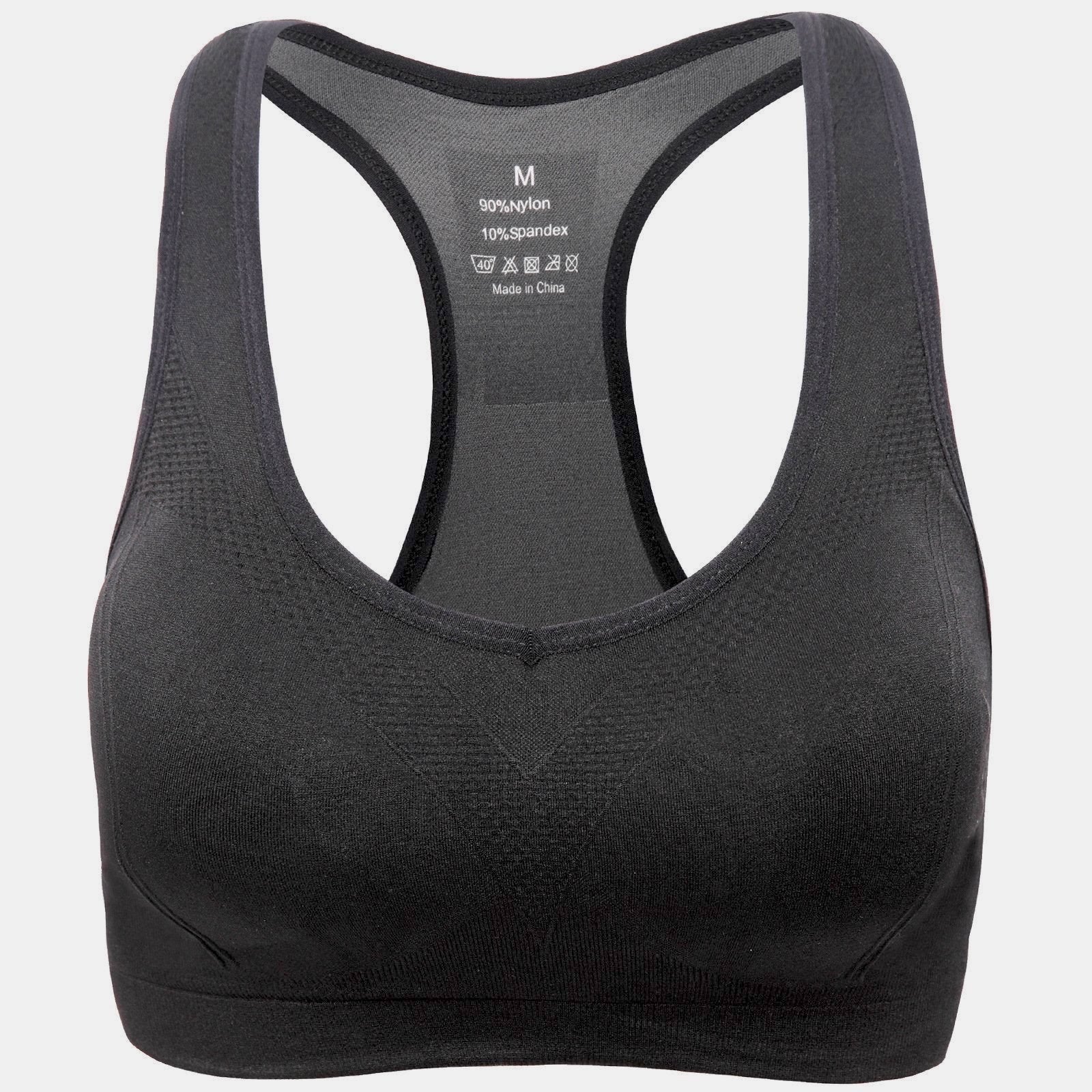 JupiterGear Women’s Stylish Racerback Athletic Sports Bra | Padded Seamless High Impact Support for Yoga, Gym Workouts, Fitness Training and Running