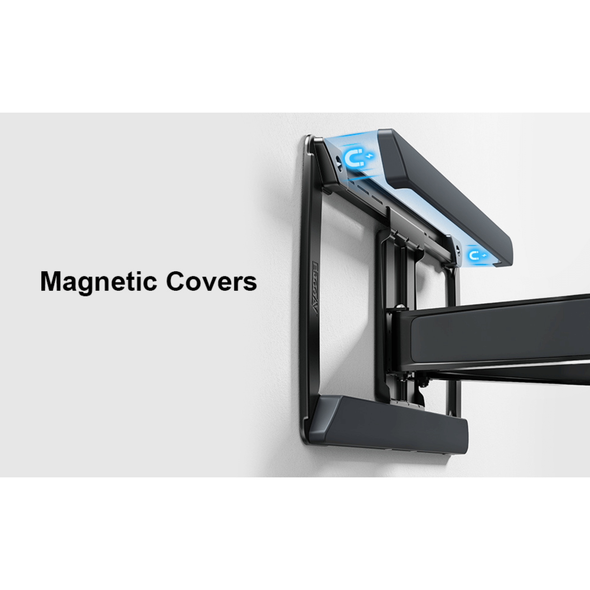 ErgoAV Motion Mount with Dual Arms and IsoTILT Technology for TVs 39" to 65"