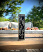 Evening Aviary Luminary Pillar w/ Solar Cap | 12-inch, 14-inch, 16-inch