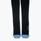 JupiterGear Endurance Compression Socks for Running and Hiking - Black with Blue Accent - Large/Extra Large