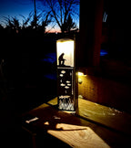 Ice Fishing Pillar Luminary w/ Solar Cap