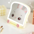 Kawaii Toast LED Makeup Mirror