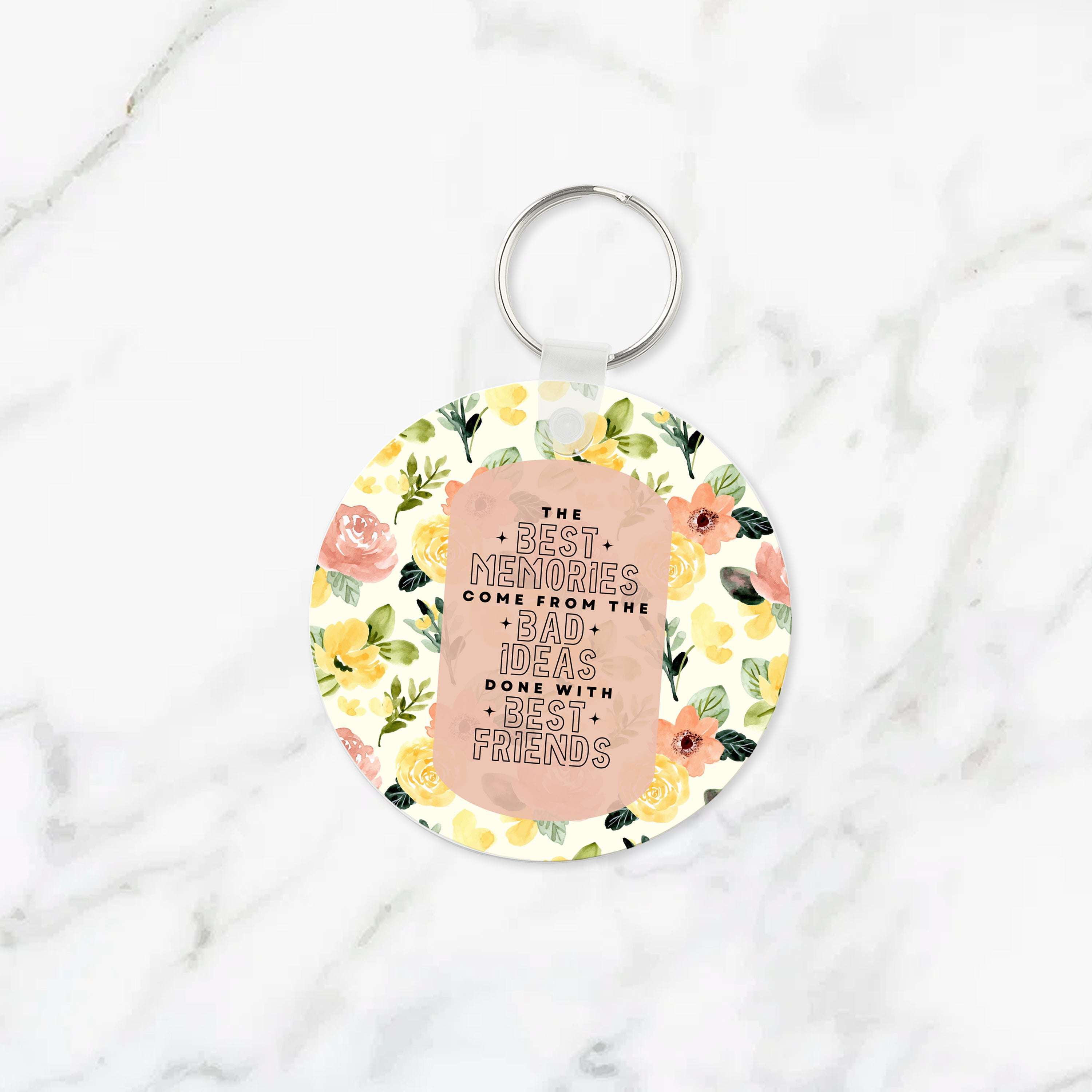 The Best Memories Keychain