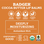 BADGER Cocoa Butter Lip Balm
