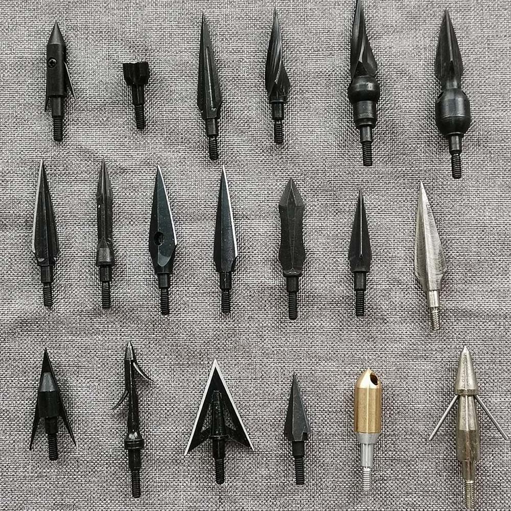 2pcs High Quality  Arrow Head Broadhead Tips Arrow Point Archery Arrowheads for Compound Bow Crossbow Recurve Bow Access Hunting