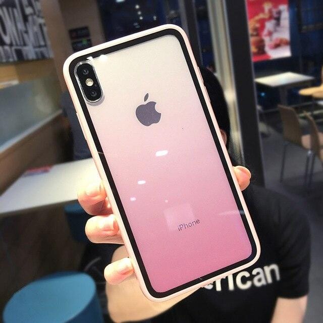 Transparent Gradient iPhone Case