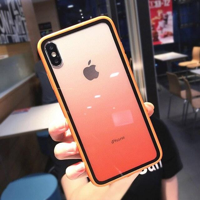 Transparent Gradient iPhone Case