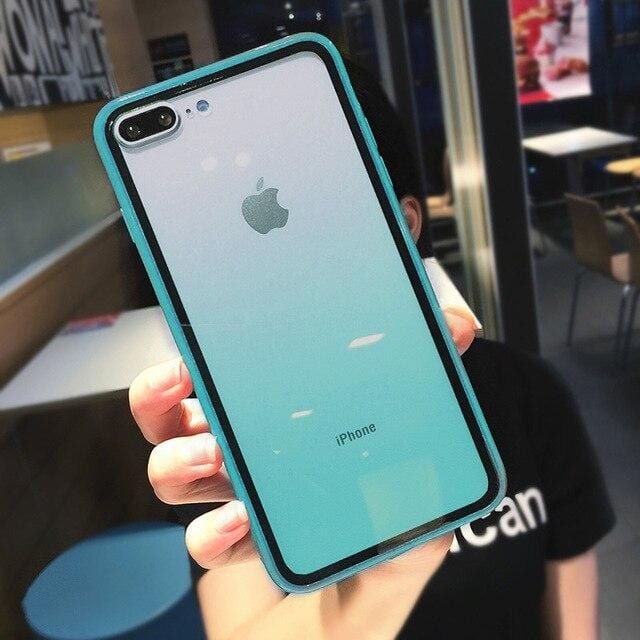Transparent Gradient iPhone Case