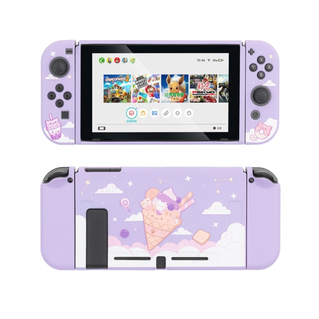 Ice Cream Cat Nintendo Switch Soft Cover
