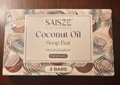 Coconut oil soap bar with Shea butter for extra moisturization.