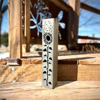 Sunflowers Under the Stars Luminary Pillar w/ Solar Cap | 12-inch, 14-inch, 16-inch