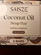 Coconut oil soap bar with Shea butter for extra moisturization.